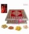 Diwali Red Minakari Antique Dry Fruit Box