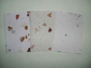 Flower Petal Mottled Handmade Papers