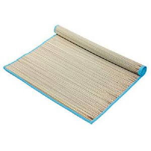 straw beach mat