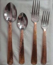 Stainless Steel and Copper Cutlery Set