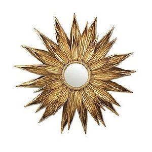 gold antique wall mirror