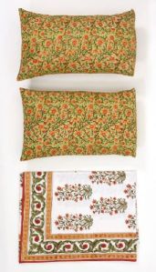 MAHTAB HAND BLOCK PRINT BEDSHEET