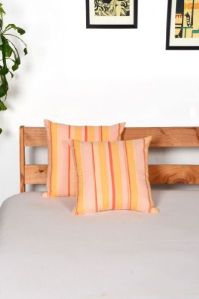 STRIPES BROWN CUSHION COVERS