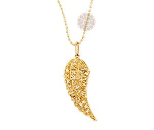 Gold Leaf Pendant