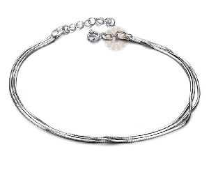 Multi-strand Silver Anklet