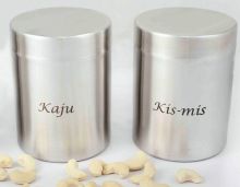 steel spice jar set