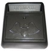 Wall Mount Embossed Galvanized Mailbox