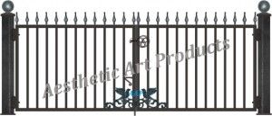 WROUGHT/CAST IRON DOUBLE DRIVE WAY GATES