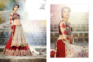 Embroidered Designer Lehenga Saree