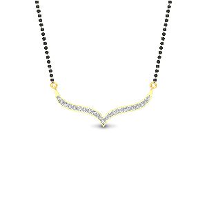 diamond mangalsutra pendants