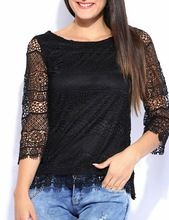 girls lace blouse tops