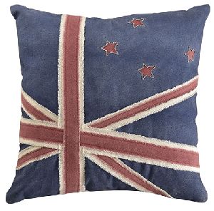 Custom plain Flag Canvas Handmade Cushion Cover