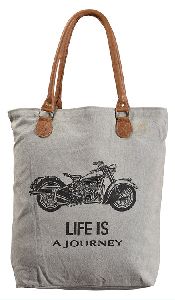 Indian Cotton Printed Canvas Tote Bag