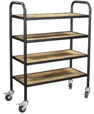 Kitchen Furniture Cart Service Trolley on Wheel