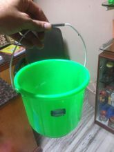 Round design plastic bucket