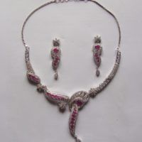 Cubic Zircon Jewelry Necklace Set