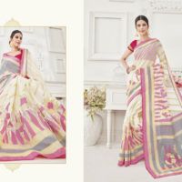 PRINTED BHAGALPURI KHADI SILK SAREE