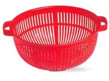 Round colander with side handle