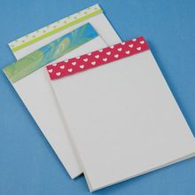 custom made paper notepad