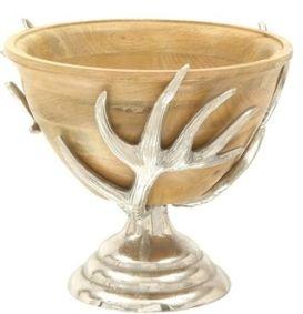 Aluminium Antler Decorative Bowl