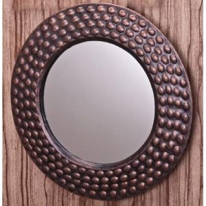 Mirror Round Iron Frame