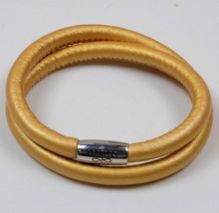 Magnetic Clasp Leather Bracelet