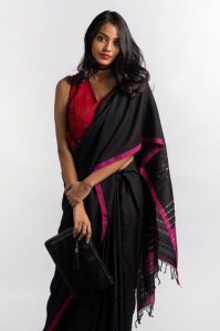 Riveting Handloom Pure Khadi myriad colours Blouse Piece SAREE