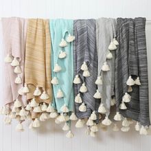 Cotton Knit Throw Soft Blanket