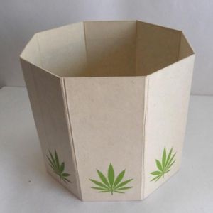 hemp paper flower pots planter