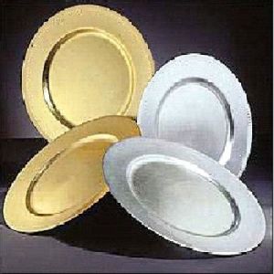TRAY ROUND SHAPE IN GOLD
