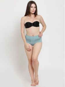 Butt Lifting Midwaist Blue Brief Shapewear