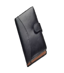 Black leather wallet