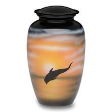 Jumping Dolphin Cremation Urn