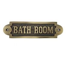 Brass Door signs