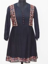 Multi-colour Embroidered Dress