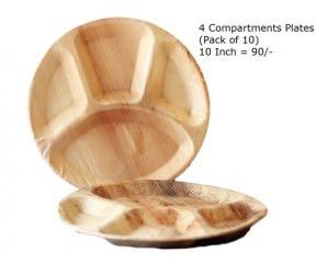 Areca Leaf Compartment Plate