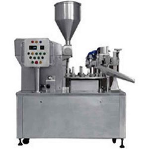 Tube Filling Crimping And Batch Coding Machine