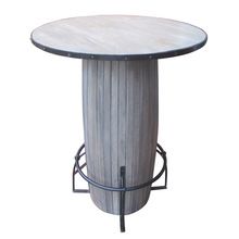 Indian Iron Wooden Bar Table