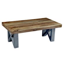 Industrial Iron Wooden Coffee Table