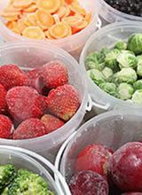 frozen vegetables and fruits