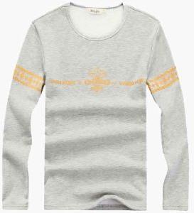 MENS O NECK LONG SLEEVE PRINT TSHIRTS