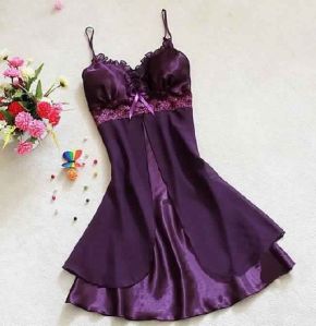 WOMENS LACE SHORT CHIFFON NIGHTGOWNS