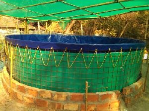 PVC/tarpulin biflock fish tank