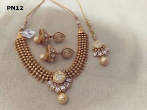 artificial imitation gold plated jewelry sets