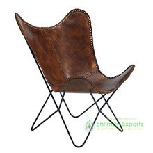 butterfly leather chair