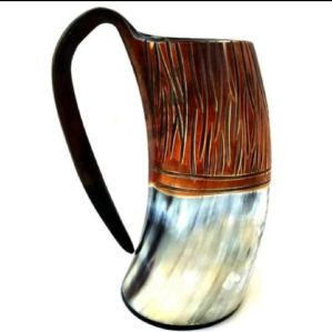 Horn Beer Mug