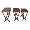 Johannes Andersen Danish Modern Teak Nesting Tables