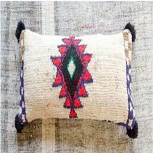 moroccan woolen cushion cover