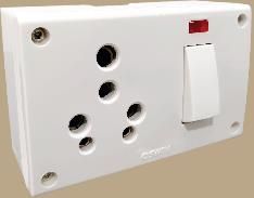 combined switch socket