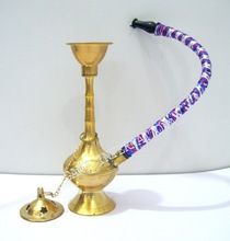 antique brass hookah